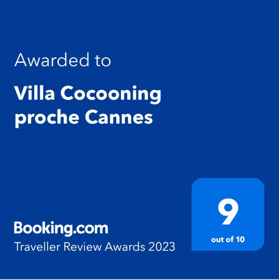 Villa Cocooning Proche Cannes Vallauris Buitenkant foto